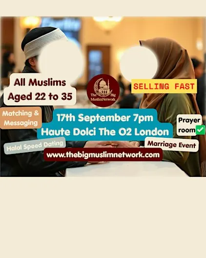 SINGLE MUSLIMS MARRIAGE Event | LONDON | Age 22 to 35 Meetup