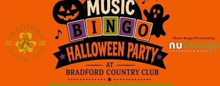 Music Bingo Halloween Party at Bradford Country Club
