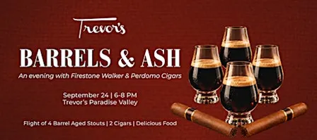 Barrels & Ash: An Evening with Firestone Walker & Perdomo Cigars