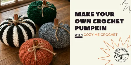 Crochet Your Own Pumpkin with Cozy Me Crochet