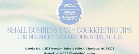 WCAA CLT - Small Business Tax + Bookkeeping Tips