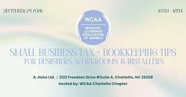 WCAA CLT - Small Business Tax + Bookkeeping Tips