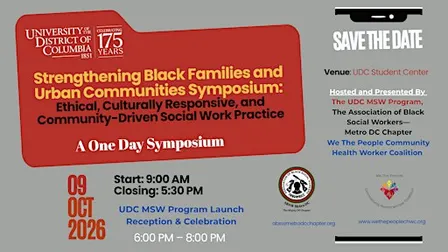 Strengthening Black Families and Urban Communities: A Social Work Symposium