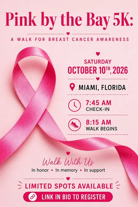 Pink by the Bay 5K: A Walk for Breast Cancer Awareness