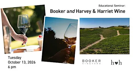 Educational Seminar:  Booker and Harvey & Harriet