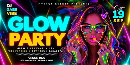 GLOW Party at Venue 1927 with DJ Gabe Vibe | 18+