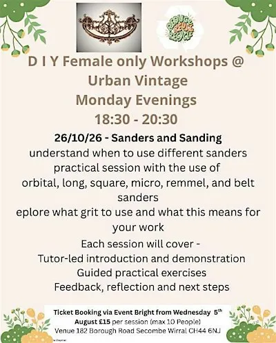 Sanders and Sanding - 26.10.26 - Female only