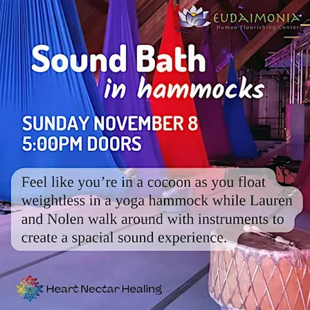 Sound Bath in Hammocks