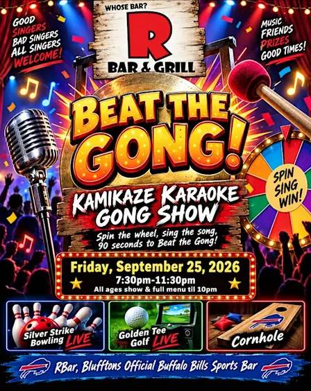Beat the Gong! Kamikaze Karaoke Gong Show!