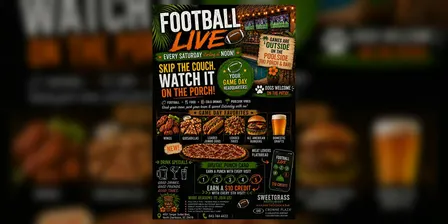 Football Live - Crowne Plaza Tiki Bar & Porch