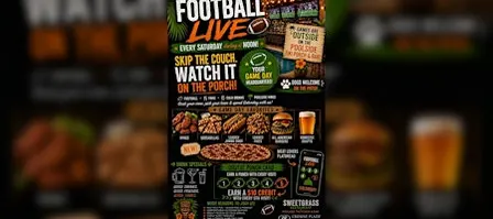 Football Live - Crowne Plaza Tiki Bar & Porch