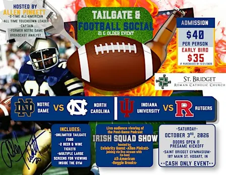 St. Bridget Tailgate & Football Social