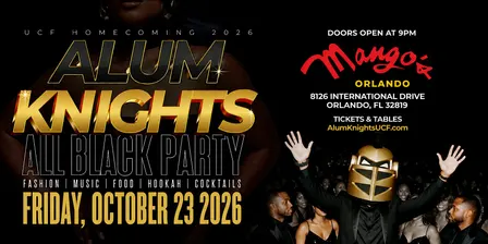 AlumKnights: All Black Party (UCF Homecoming)