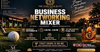 Business Networking and Golf at Tee Time Elite Club
