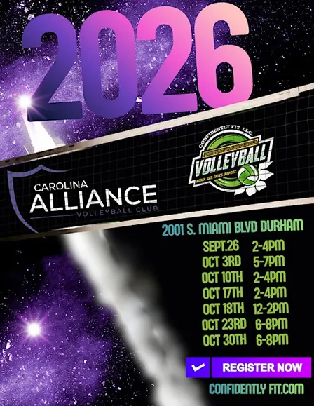Carolina Alliance & Confidently Fit Volleyball Program.