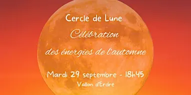 Cercle de lune de célébration de l'Automne