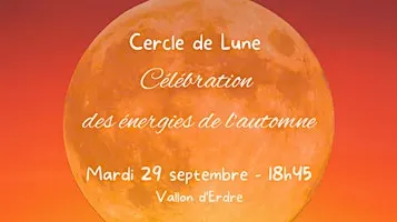 Cercle de lune de célébration de l'Automne