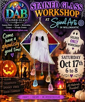 SPIRAL ARTS Ghoulishly Fun Stained Glass Workshop