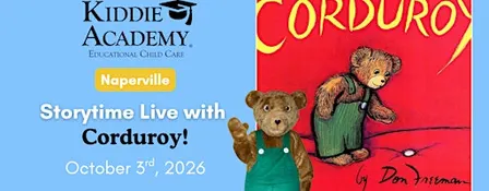 FREE Storytime Live Event with Corduroy in Naperville!
