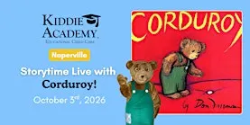 FREE Storytime Live Event with Corduroy in Naperville!