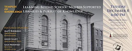 Learning Beyond School: Member-Supported Libraries & Pursuit of Knowledge