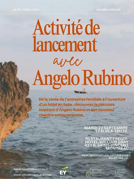 Activité de lancement-Groupe la Relève-Angelo Rubino