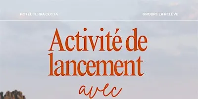Activité de lancement-Groupe la Relève-Angelo Rubino