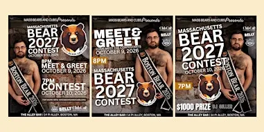 Massachusetts Bear 2027 Contest!