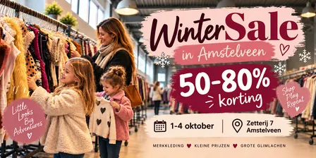WinterSale in Amstelveen | 1 - 4 oktober