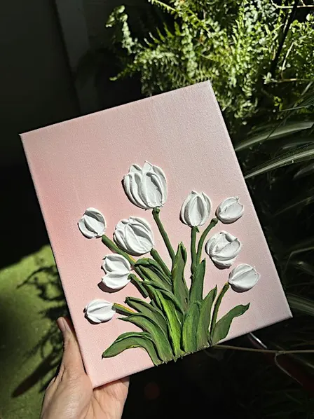 Textured Tulips Art Workshop | Sunnyvale 19th Sept