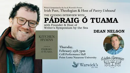 Padraig O Tuama Writer's Symposium by the Sea w/Dean Nelson