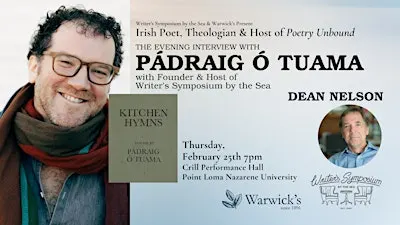 Padraig O Tuama Writer's Symposium by the Sea w/Dean Nelson
