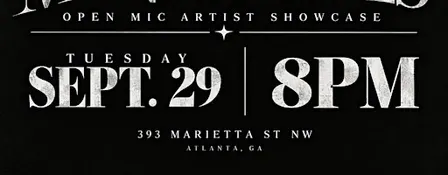 Moods & Monologue - Open Mic Artist Showcase