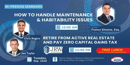 San Diego Double Header In-Person Seminar