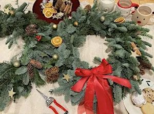 Christmas Wreath making Workshop experience in Leeds