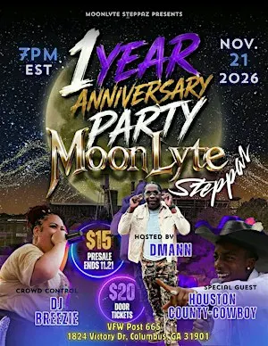 Moonlyte Steppaz 1 Year Anniversary