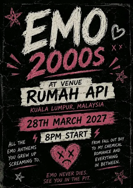2000s EMO NIGHT KUALA LUMPUR EDITION!