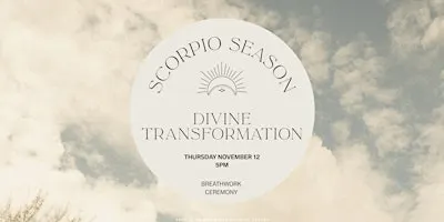 Scorpio Season Breathwork Ceremony Sunset Circle with Heather Roma-Hicks