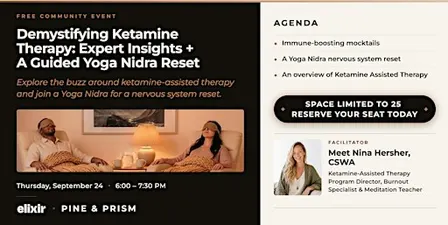 Demystifying Ketamine Therapy: Expert Insights + A Guided Yoga Nidra Reset