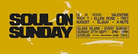 Glass Island - Soul on Sundays - Hot Honey  [LIVE] - Sun 27 Sept 2026