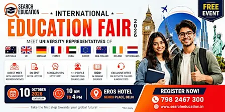 International Education Fair 2026 | Study Abroad Fair in Delhi | Free Entry