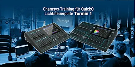 Chamsys Training für die QuickQ Lichtsteuerpulte 2026, Termin 1