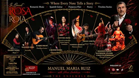 ROSA ROJA – A Night of Love and Music with Manuel Maria Ruiz