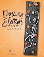 Dancing Skeleton Porch Leaner