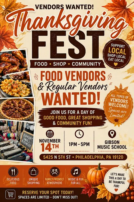 Thanksgiving Fest Food Pop Up Shop