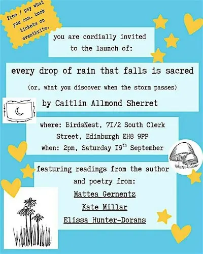 'Every Drop of Rain That Falls Is Sacred' Launch