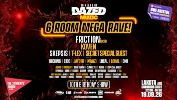 UWE Bristol Official Freshers | 6 Room MEGA Rave ft Friction + more!
