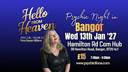 Psychic Night in Bangor with Spiritualist Medium Fiona Stewart-Williams