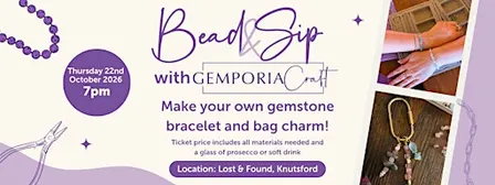 Bead & Sip with Gemporia Craft