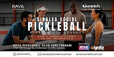 Nov 12 | Thursday Evening Pickleball for Singles Age 25-38 | Cheltenham